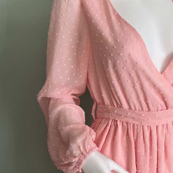 NWT Peach Love California Pink Fit & Flare Mini Dress S - Picture 6 of 12